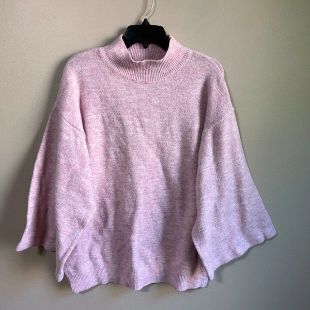 Yarn & Sea large‎ light pink sweater